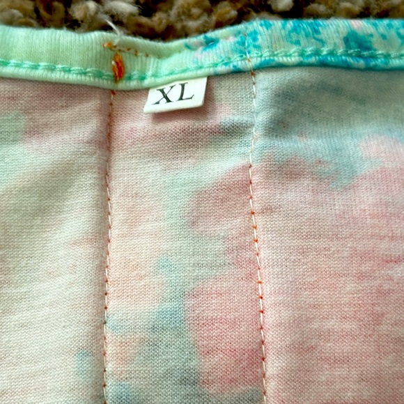 XL - Women Sleeveless Floral Print Swing Tunic Tank Top - Picture 3 of 4